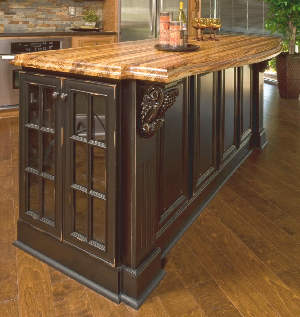 vintage onyx cabinets island