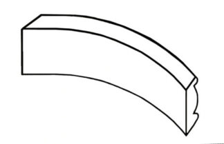 Corner light rail molding