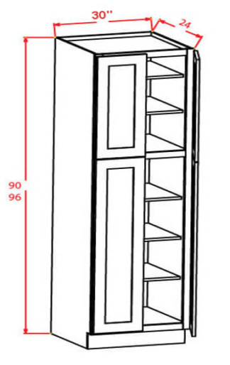 White Shaker Frameless_PC3096
