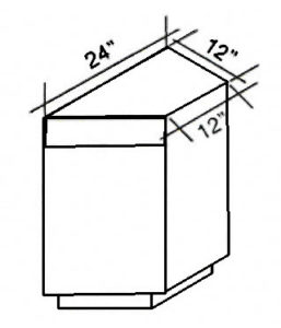 Base End Angle Cabinet