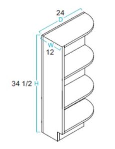Base Open End Shelf