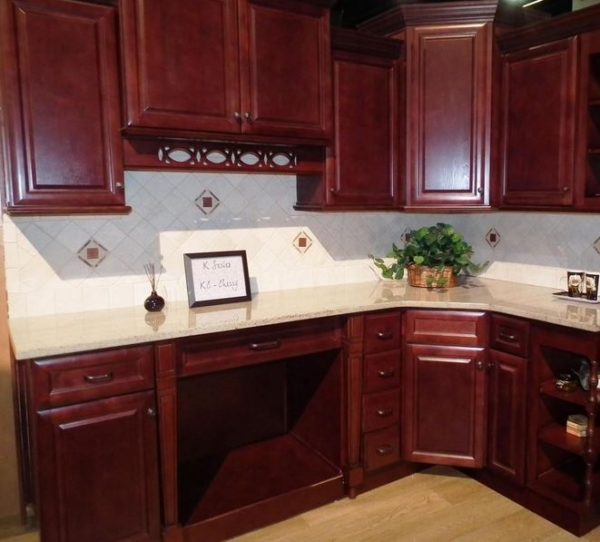 Builder Cherry Glaze Cabinets