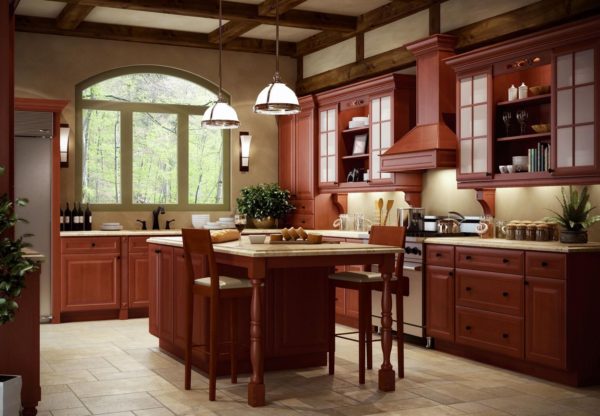 Builder Cinnamon Glaze Kitchen