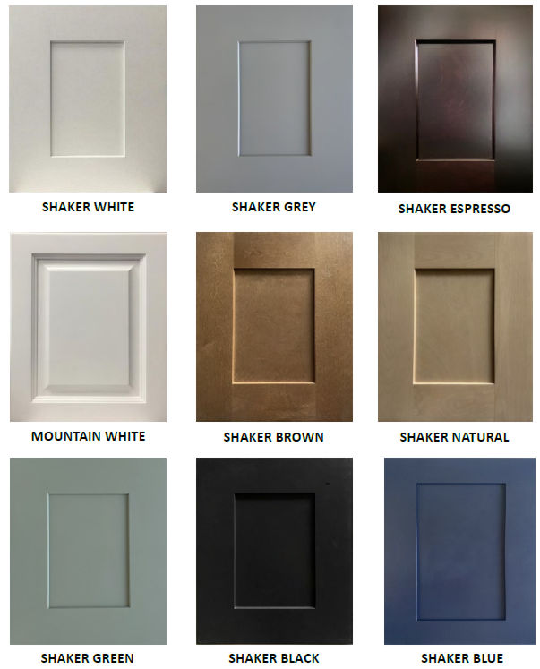 Builder shaker doors