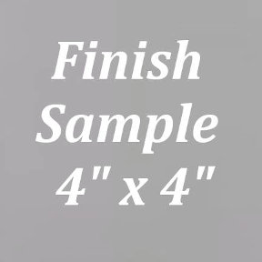 Gray Frameless Finish Sample