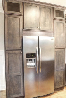 Rustic Gray Shaker RTA cabinets