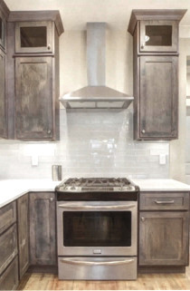 Rustic Gray Shaker RTA cabinets