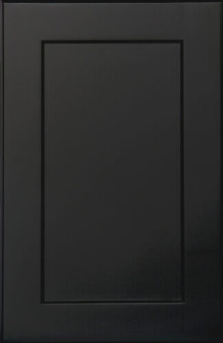 shaker black cabinets