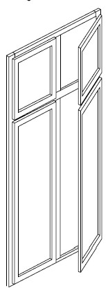 Hickory Raised Panel-UP3090-FF