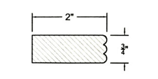 Triple Biead Molding