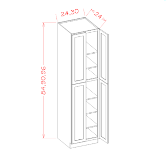 Pantry cabinet 24-30" wide