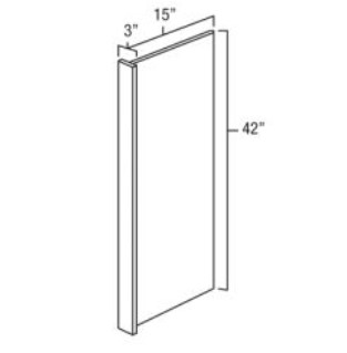 wall end panel with stile